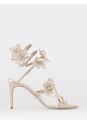 RENE CAOVILLA Heeled Sandal Woman color Nude