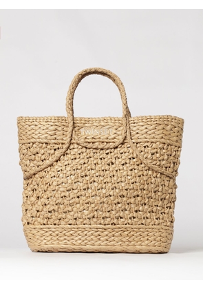 TWINSET Handbag Woman color Straw Yellow