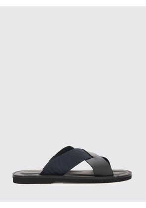 EMPORIO ARMANI Sandals Men color Blue