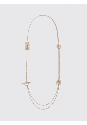 MAX MARA Tenzone Metal and Resin Crewneck Necklace with Embroidered Details
