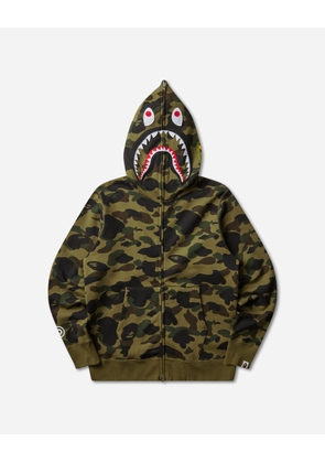 Men s 1st Camo Shark Full Zip Hoodie Green