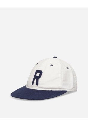 Felt-Patch Chamois Ball Cap Deckwash White / Newport Navy