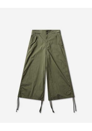 Women s Side-Gathered Military Pants Khaki