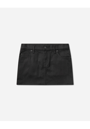 Women s Fire Hysteric Micro Mini Skirt Black