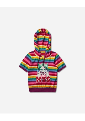 Women s See No Evil Braided Hoodie Multicolor