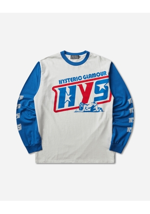 Men s Dart Track Longsleeve T-Shirt White