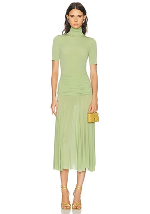 Françoise Ava Dress in Anise Green - Green. Size 34 (also in 36, 38, 40, 42).
