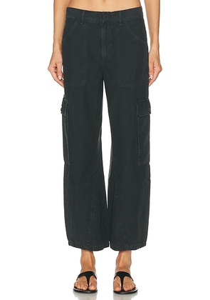 Citizens of Humanity Thassos Twisted Seam Utility Pants in Washed Black - Black. Size 29 (also in 23, 24, 25, 26, 27, 28, 30, 32, 33, 34).