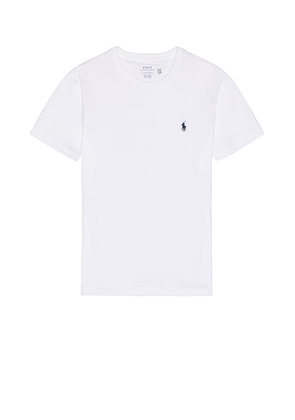 Polo Ralph Lauren Crewneck Tee in White - White. Size M (also in S, L, XL/1X).