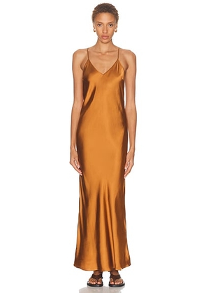 Isabel Marant Nevana Dress in Caramel - Brick. Size 34 (also in 38).
