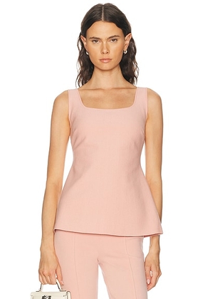 High Sport Tonal Stripe Inna Top in Gum - Pink. Size M (also in XS, S, L).