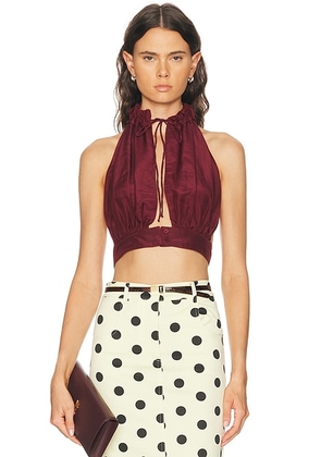 Françoise Medea Blouse in Prune - Burgundy. Size 38 (also in ).
