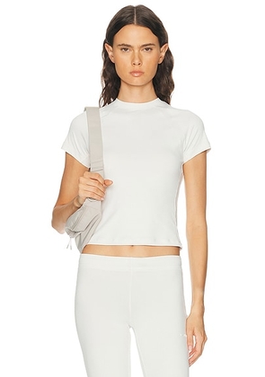 NikeSKIMS Airy Baby Short Sleeve Tee in Ivory - Ivory. Size L (also in XL, XS, S, M).
