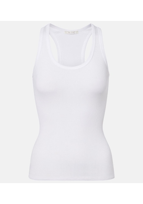 The Row Cendrea ribbed-knit cotton tank top