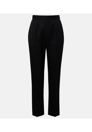 The Row Eranza wool straight pants