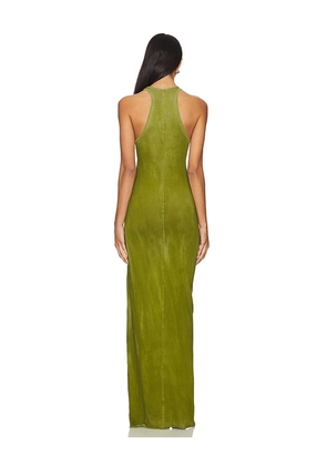 COTTON CITIZEN Marbella Maxi Dress in Olive. Size L. Also in XS.