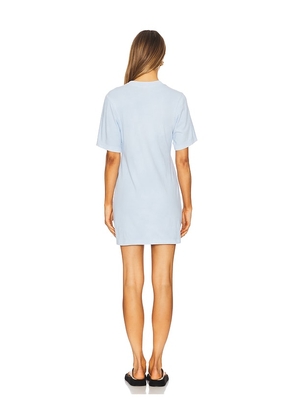 COTTON CITIZEN Tokyo Tee Mini Dress in Baby Blue. Size L. Also in S, M.