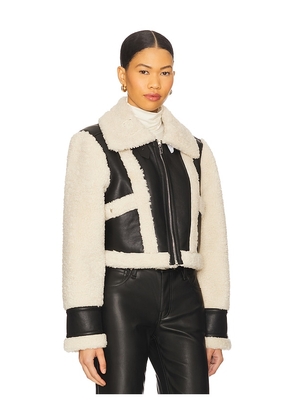 BLANKNYC Cropped Jacket in Cream. Size S. Also in XS.