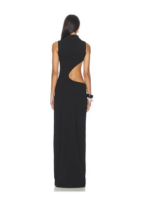 Cha The Label Cut Out Maxi Dress in Black. Size M/L. Also in XS/S.