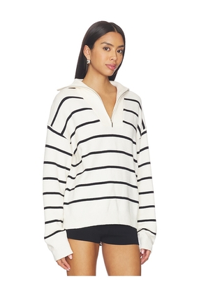 ALL THE WAYS Javana Pullover Sweater in White. Size M. Also in S.