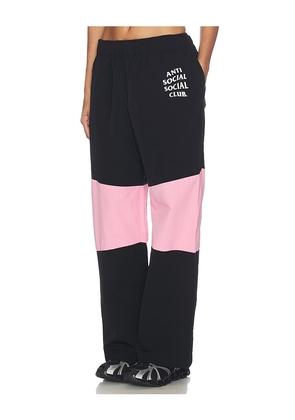 Anti Social Social Club Track Pants in Black. Size L. Also in S, M, XL/1X.