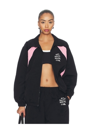 Anti Social Social Club Track Jacket in Black. Size L. Also in S, M.