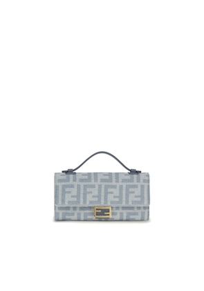Fendi Blue Cotton Wallet