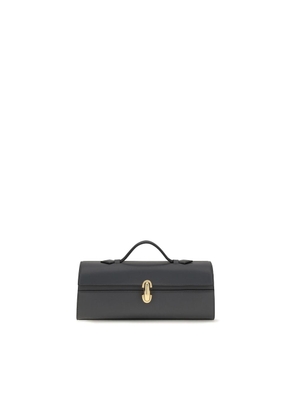Savette Gray Calf Leather Bos Taurus Shoulder Bag