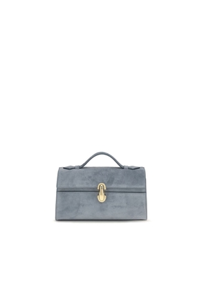 Savette Blue Calf Leather Bos Taurus Handbag
