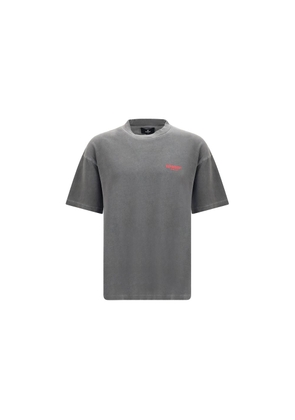 Represent Gray Cotton T-Shirt - L