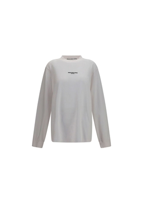 Alexander Wang White Cotton T-Shirt - M