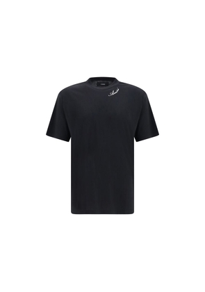 Amiri Black Cotton T-Shirt - L