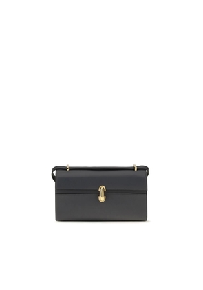 Savette Gray Calf Leather Bos Taurus Shoulder Bag
