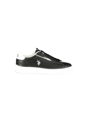U.S. POLO ASSN. Black Polyester Men's Sneaker - EU40/US7
