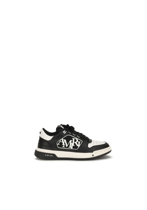 Amiri Black Calf Leather Bos Taurus Low Top Sneakers - EU40/US7