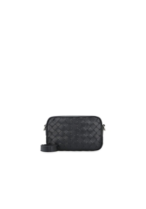 Bottega Veneta Black Calfskin Shoulder Bag