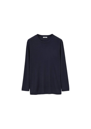 Lemaire Black Silk T-Shirt - L