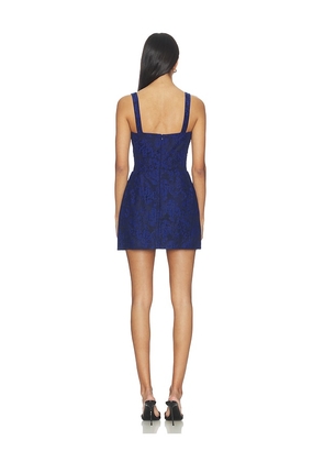 Amanda Uprichard Judie Romper in Navy. Size L. Also in M, S, XL, XS.