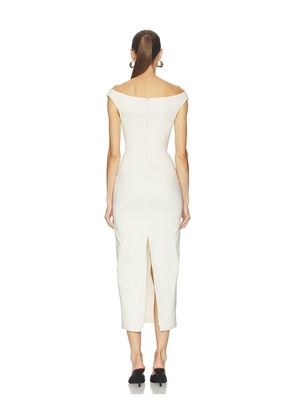 Camila Coelho Aurora Midi Dress in Ivory. Size L. Also in XXS, XS, S, M, XL.