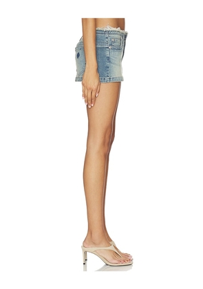 Abrand 00 Mini Skirt in Blue. Size 23. Also in 26, 24, 25, 27, 28, 29, 30, 31, 32, 33, 34.