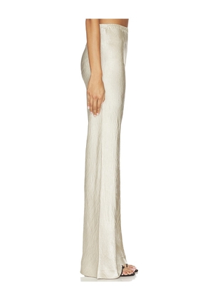 EAVES Loretta Bias Pant in Metallic Neutral. Size L. Also in XXS, S, M, XL.