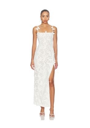 Blumarine Macrame Lace Dress in White. Size 36. Also in 42.