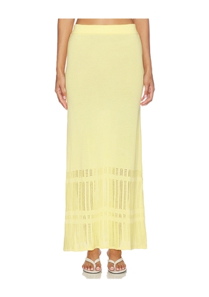 Baobab Corsica Skirt in Yellow. Size L. Also in M, S, XL, XS.