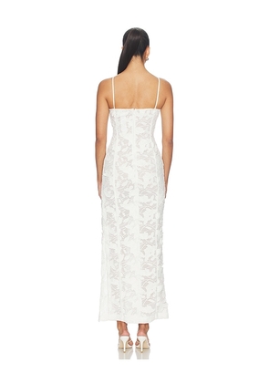 Blumarine Macrame Lace Dress in White. Size 36. Also in 38, 42.