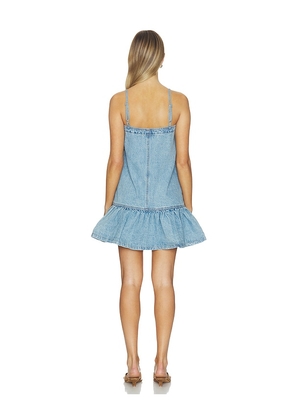 BLANKNYC Denim Mini Dress in Blue. Size L. Also in XS, S, M.