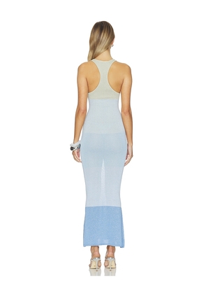 ASTA RESORT Anabell Dress in Blue. Size L. Also in M, S, XL.