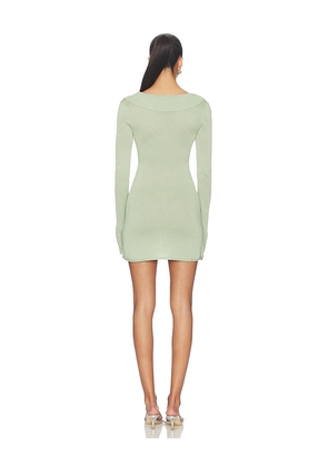 ASTA RESORT Anika Mini Dress in Green. Size L. Also in M, S, XL.