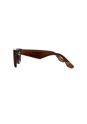 AIRE Aperture Sunglasses in Brown.