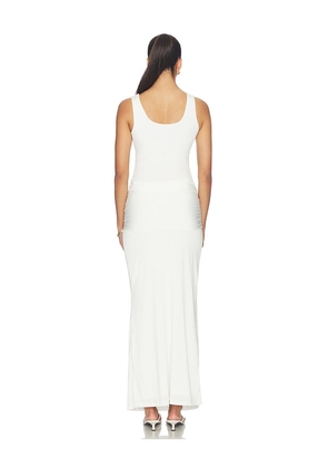 BUMPSUIT The Solene Dress in Ivory. Size L. Also in M, S, XL, XS.