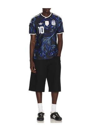 adidas Originals Afa Argentina 26 2010 Away World Cup Jersey in Black. Size M. Also in S.